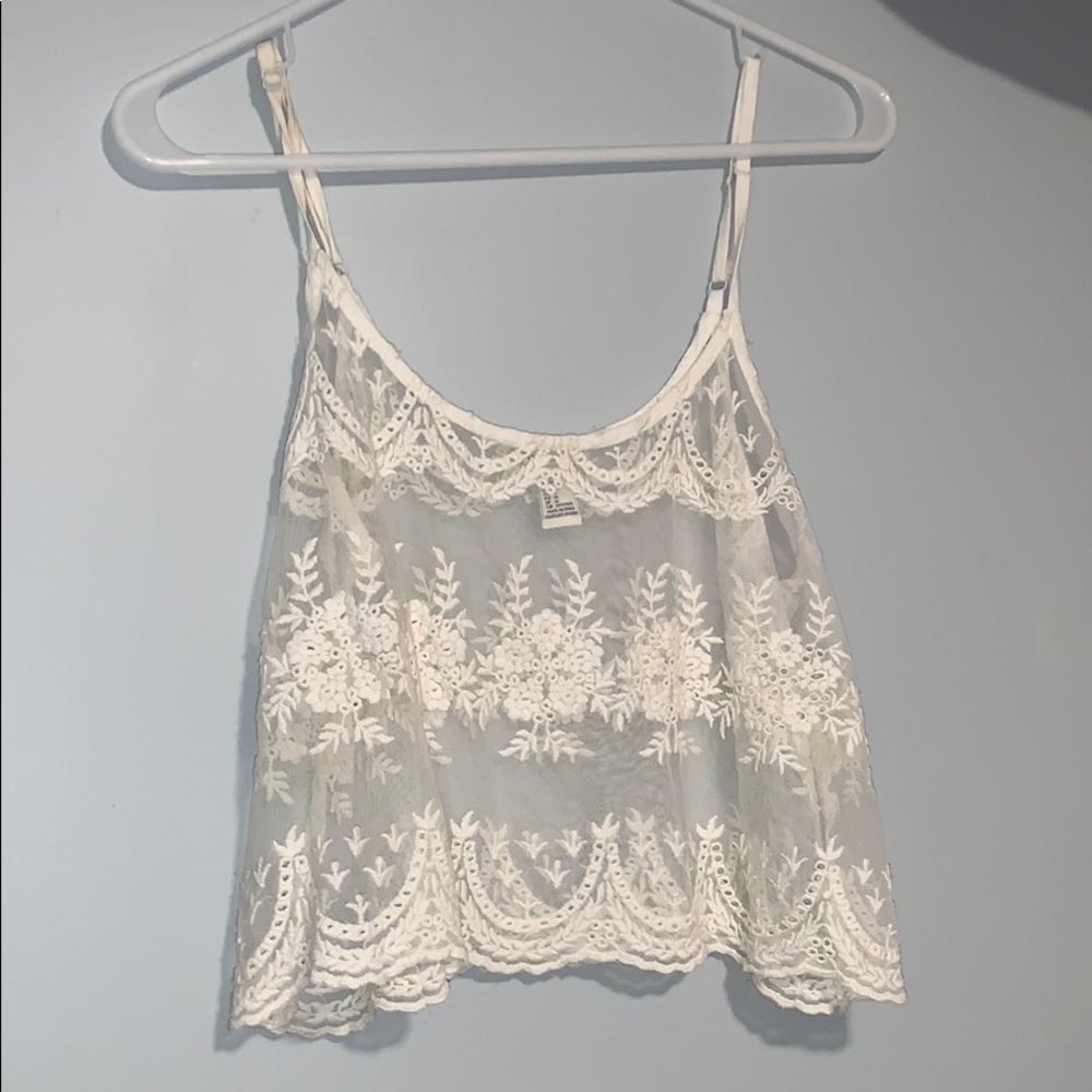 White Lace Top